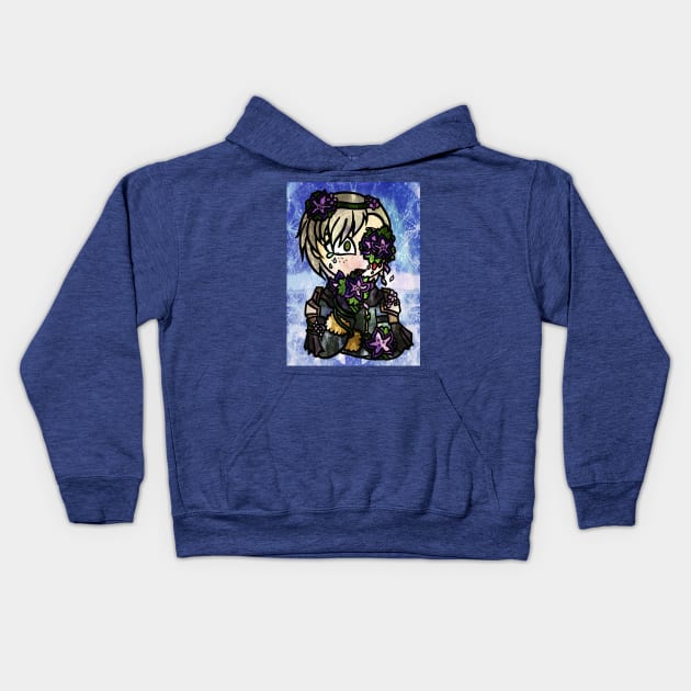 FE3H | Violets & Loss Kids Hoodie by ScribbleSketchScoo